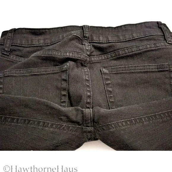 WILD FABLE Black High Rise Skinny Distressed Jeans Size 0 Stretch - Picture 6 of 9